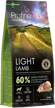 Фото Profine Adult Light Lamb & Potatoes 12 кг