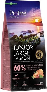 Фото Profine Junior Large Breed Salmon & Potatoes 12 кг