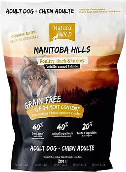 Фото Natura Wild Manitoba Hills Poultry, Duck & Turkey 2 кг