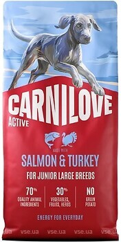 Фото Carnilove Salmon & Turkey Active Junior 12 кг