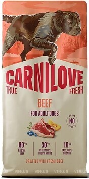 Фото Carnilove True Fresh for Adult Dogs Beef 12 кг