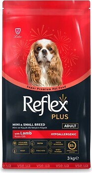 Фото Reflex Plus Adult Mini & Small Breeds Lamb 3 кг