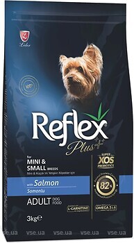 Фото Reflex Plus Adult Mini & Small Breeds Salmon 3 кг