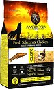 Фото Ambrosia Grain Free Adult Mini Breed Chicken & Fresh Salmon 6 кг