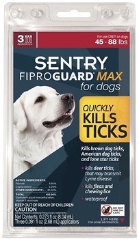 Фото Sentry Капли FiproGuard Max для собак 20-40 кг 1 шт.