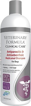 Фото Veterinary Formula Шампунь Clinical Care Antiparasitic and Antiseborrheic Medicated Shampoo 473 мл