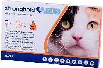 Фото Stronghold Капли Plus для кошек 2.5-5 кг 1 шт.