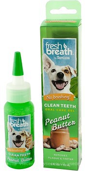 Фото TropiClean Гель Fresh Breath Clean Teeth Oral Care Gel Peanut Butter 59 мл