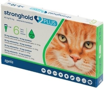 Фото Stronghold Капли Plus для кошек 5-10 кг 1 шт.