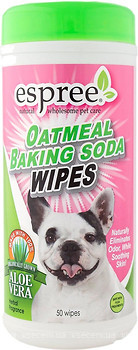 Фото Espree Влажные салфетки Oatmeal Baking Soda Wipes 50 шт (e01425)