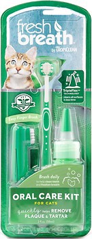Фото TropiClean Набор Fresh Breath Oral Care Kit for Cat