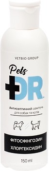 Фото VetBio Шампунь Dr.Pets Антисептический с фитосфингозином и хлоргексидином 150 мл