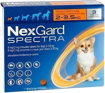 Фото Merial Таблетки NexGard для собак 2-3.5 кг 3 шт.