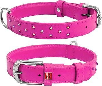 Фото Collar Классический Glamour 30-39 см / 20 мм розовый (32787)