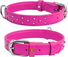 Фото Collar Классический Glamour 38-49 см / 20 мм розовый (32797)