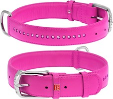 Фото Collar Классический Glamour 46-60 см / 35 мм розовый (38827)