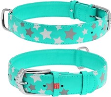 Фото Collar Классический Glamour 46-60 см / 35 мм бирюзовый (358813)