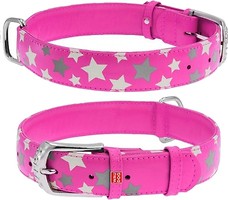 Фото Collar Классический Glamour 46-60 см / 35 мм розовый (35887)