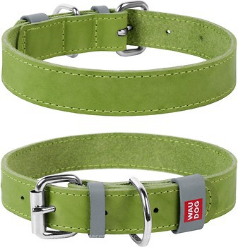 Фото Collar Классический Waudog Classic 19-25 см / 12 мм салатовый (02015)