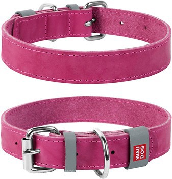 Фото Collar Классический Waudog Classic 19-25 см / 12 мм розовый (02017)