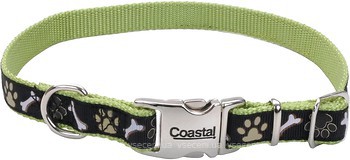 Фото Coastal Классический Ribbon 45 см / 16 мм brown paws and bones (61471_BPB18)