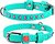 Фото Collar Классический Waudog Glamour 19-25 см / 9 мм бирюзовый (325213)