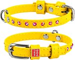 Фото Collar Классический Waudog Glamour 19-25 см / 9 мм желтый (32528)