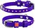 Фото Collar Классический Waudog Glamour 19-25 см / 9 мм фиолетовый (32529)