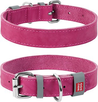 Фото Collar Классический Waudog Classic 30-39 см / 20 мм розовый (02177)