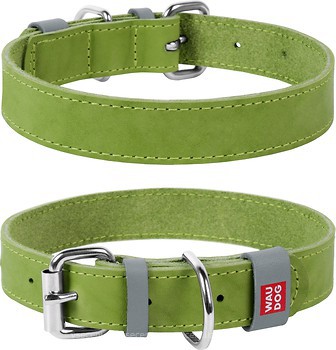 Фото Collar Классический Waudog Classic 30-39 см / 20 мм салатовый (02175)