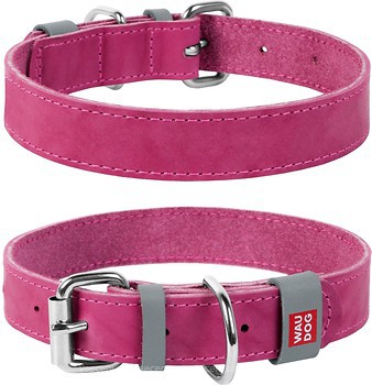 Фото Collar Классический Waudog Classic 27-36 см / 15 мм розовый (02077)