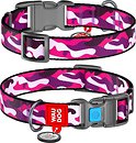 Фото Collar Классический Waudog Nylon 31-49 см / 25 мм розовый (4707)