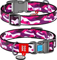 Фото Collar Классический Waudog Nylon 31-49 см / 25 мм розовый (4707)