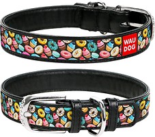 Фото Collar Классический Waudog Design 21-29 см / 12 мм черный (36911)