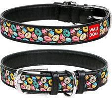 Фото Collar Классический Waudog Design 27-36 см / 15 мм черный (36921)