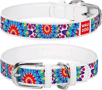 Фото Collar Классический Waudog Classic 19-25 см / 12 мм белый (375915)