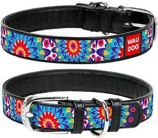 Фото Collar Классический Waudog Design 21-29 см / 12 мм черный (37601)