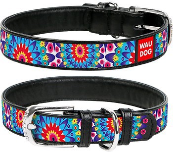 Фото Collar Классический Waudog Design 27-36 см / 15 мм черный (37861)