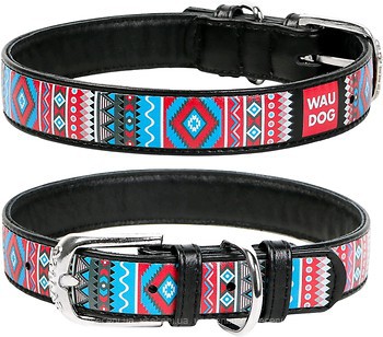 Фото Collar Классический Waudog Design 21-29 см / 12 мм черный (37381)