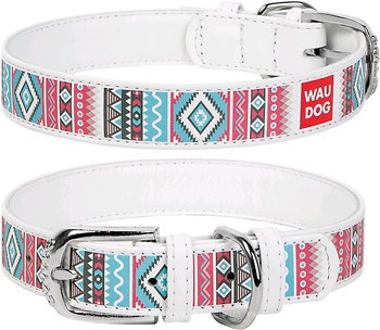 Фото Collar Классический Waudog Design 21-29 см / 12 мм белый (373815)