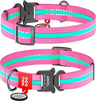 Фото Collar Классический Waudog Nylon 31-49 см / 25 мм розовый (52147)