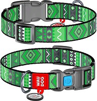 Фото Collar Классический Waudog Nylon 23-35 см / 15 мм зеленый (4632)