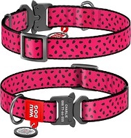 Фото Collar Классический Waudog Nylon 23-35 см / 15 мм розовый (5145)