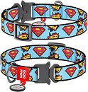Фото Collar Классический Waudog Nylon 23-35 см / 15 мм голубой (0015-2005)