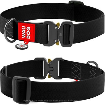 Фото Collar Классический Waudog Waterproof 43-70 см / 40 мм черный (28011)