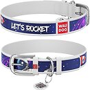 Фото Collar Классический Waudog Design 19-25 см / 12 мм белый (0012-0125-15)