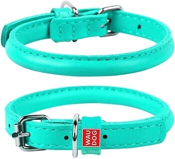 Фото Collar Классический Waudog Glamour 33-41 см / 10 мм ментоловый (350513)