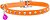 Фото Collar Классический Waudog Glamour 22-30 см / 9 мм оранжевый (32544)