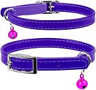 Фото Collar Классический Waudog Glamour 22-30 см / 9 мм фиолетовый (32489)