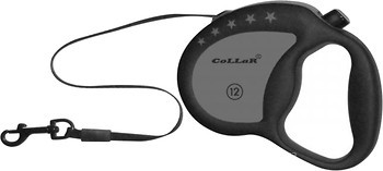 Фото Collar Поводок-рулетка ленточная Control S 4 м / 12 кг черная (81001)